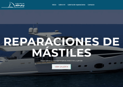 Página web Náutica Mas