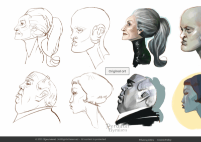 Página web de servicio gráfico