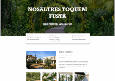 Página web Jardinería NTF