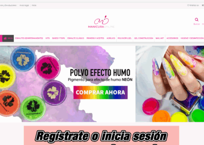 Tienda online cosmética
