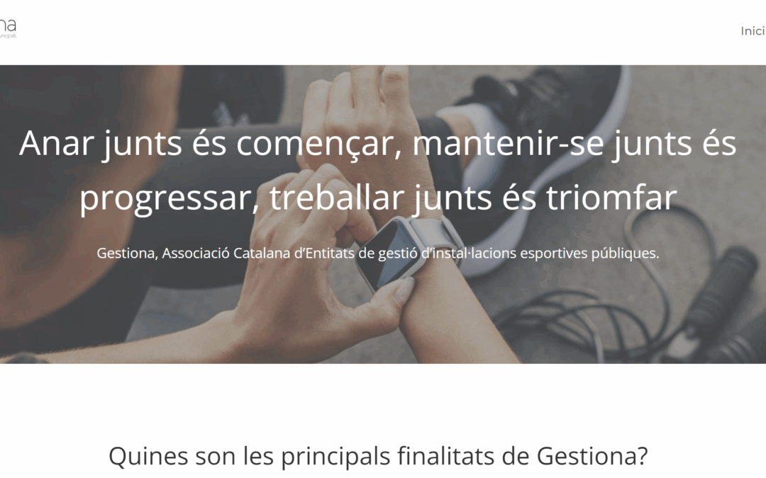 Página web Gestiona