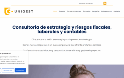 Página web Gestoría Unigest