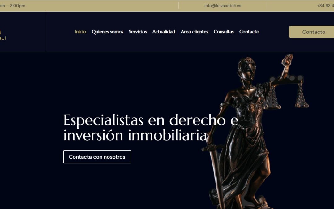 Página web Leiba & Antolí