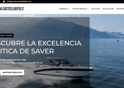 Página web Náutica Castelldefels